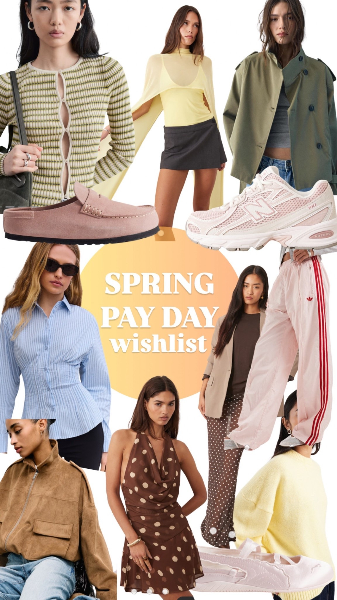 I need those pink adidas track pants immediately!! Just. Few gorgeous pieces to get you Spring ready 🌼
