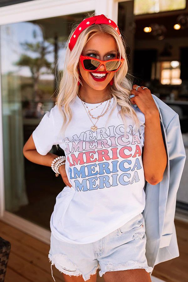 All America Graphic Tee | Impressions Online Boutique