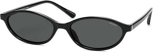 SOJOS TR90 Ultra Light Flexible Sunglasses for Women Retro Oval Polarized Cat Eye Vintage Shades ... | Amazon (US)
