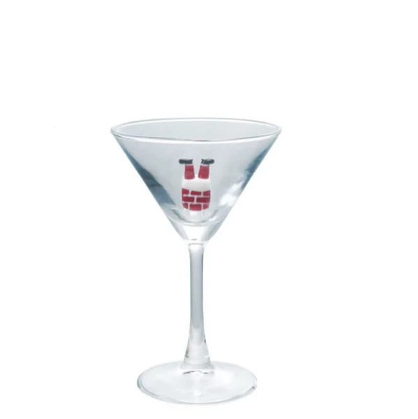 Chimney Santa Icon Martini Glass | Waiting On Martha Home