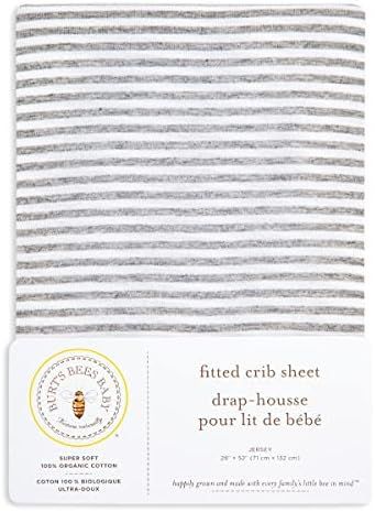 Burt's Bees Baby - Fitted Crib Sheet, Girls Boys & Unisex 100% Organic Cotton Crib Sheet for Stan... | Amazon (US)