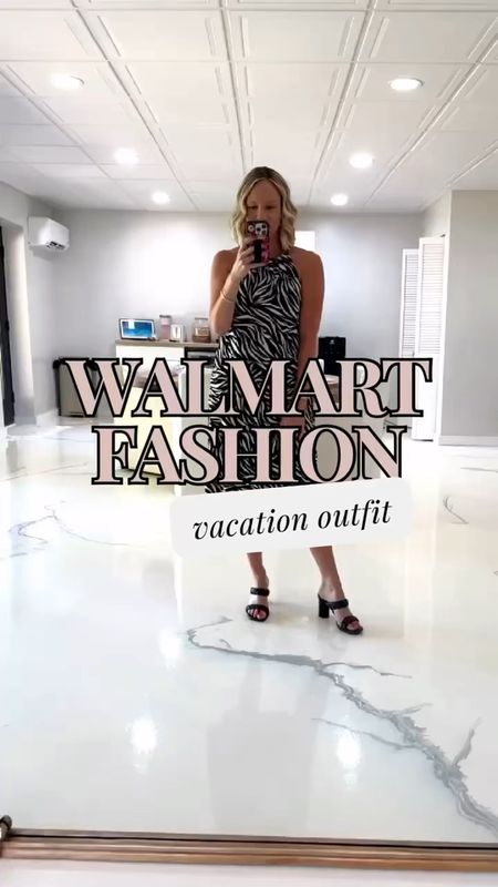 Vacation ready outfit! This sundress is impressive! 

Fashionably late mom
Walmart fashion 
Vacation outfits 
