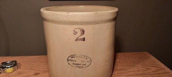 2 Gallon Crock by Madalta Potteries - Medicine Hat Alberta | Etsy (US)