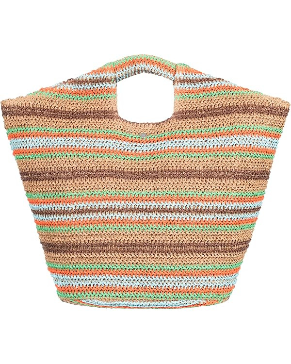 Roxy Women's Beach Tote Bag | Travel | Vacation | Straw | Lightweight | Breathable | Amazon (US)