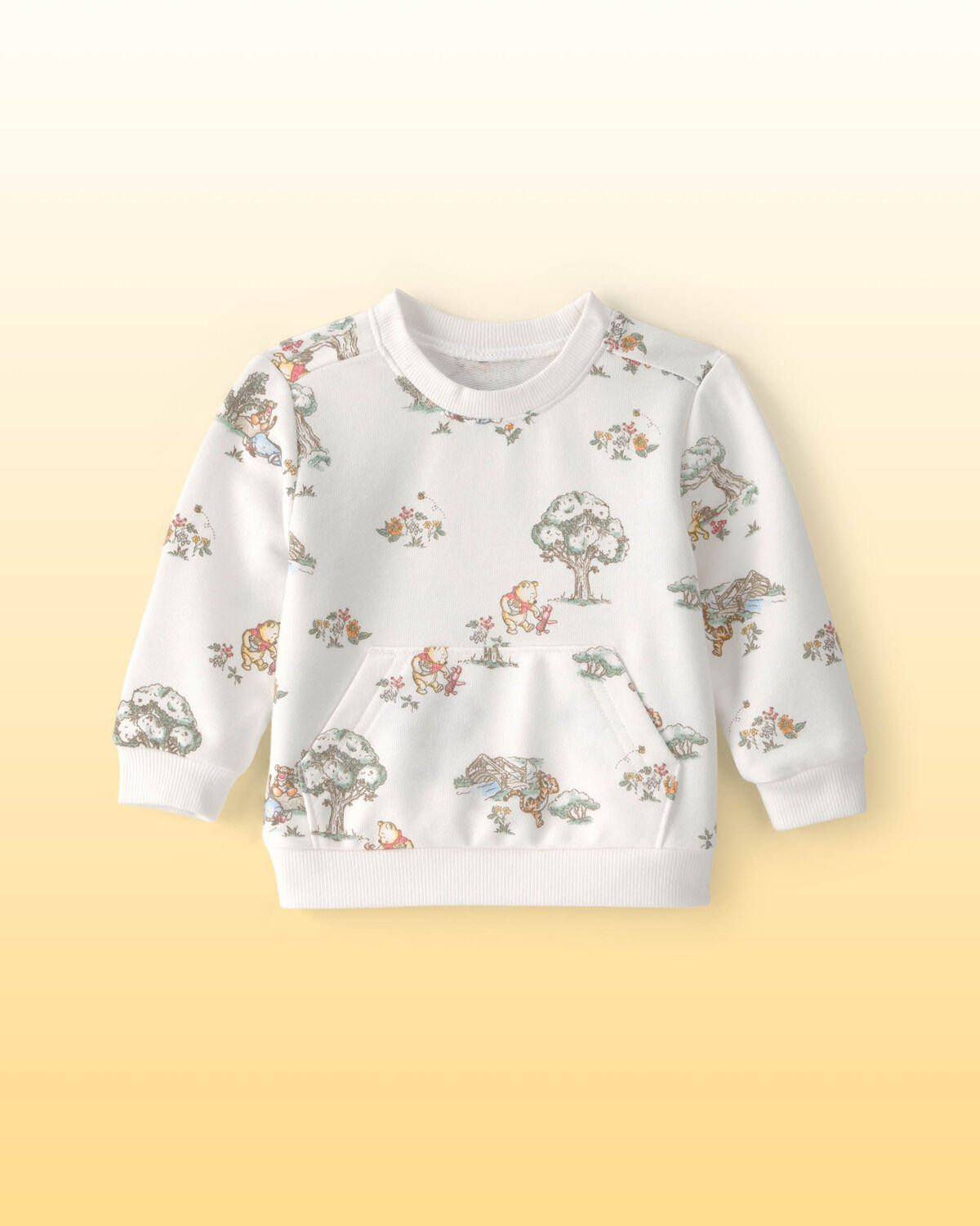 White - Baby Disney© Winnie the Pooh French Terry Pullover Sweatshirt - White, Selected | Carter's Inc