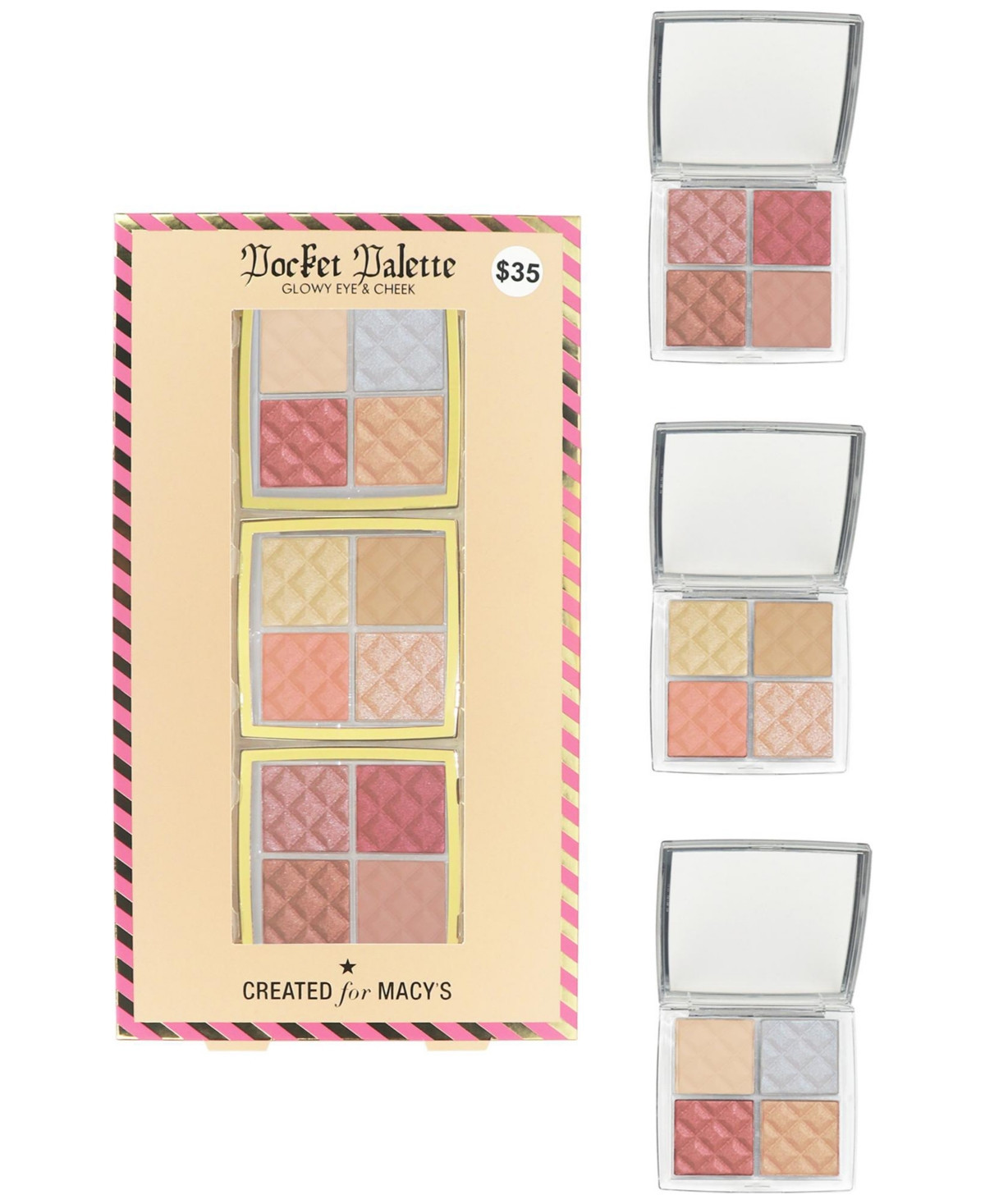 3-Pc. Glowy Eye and Cheek Pocket Palette Set, Created for Macy's | Macy's