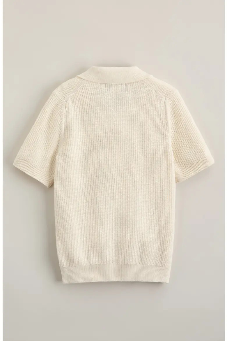 Kids' Waffle Stitch Johnny Collar Polo Sweater (Men) | Nordstrom | Nordstrom