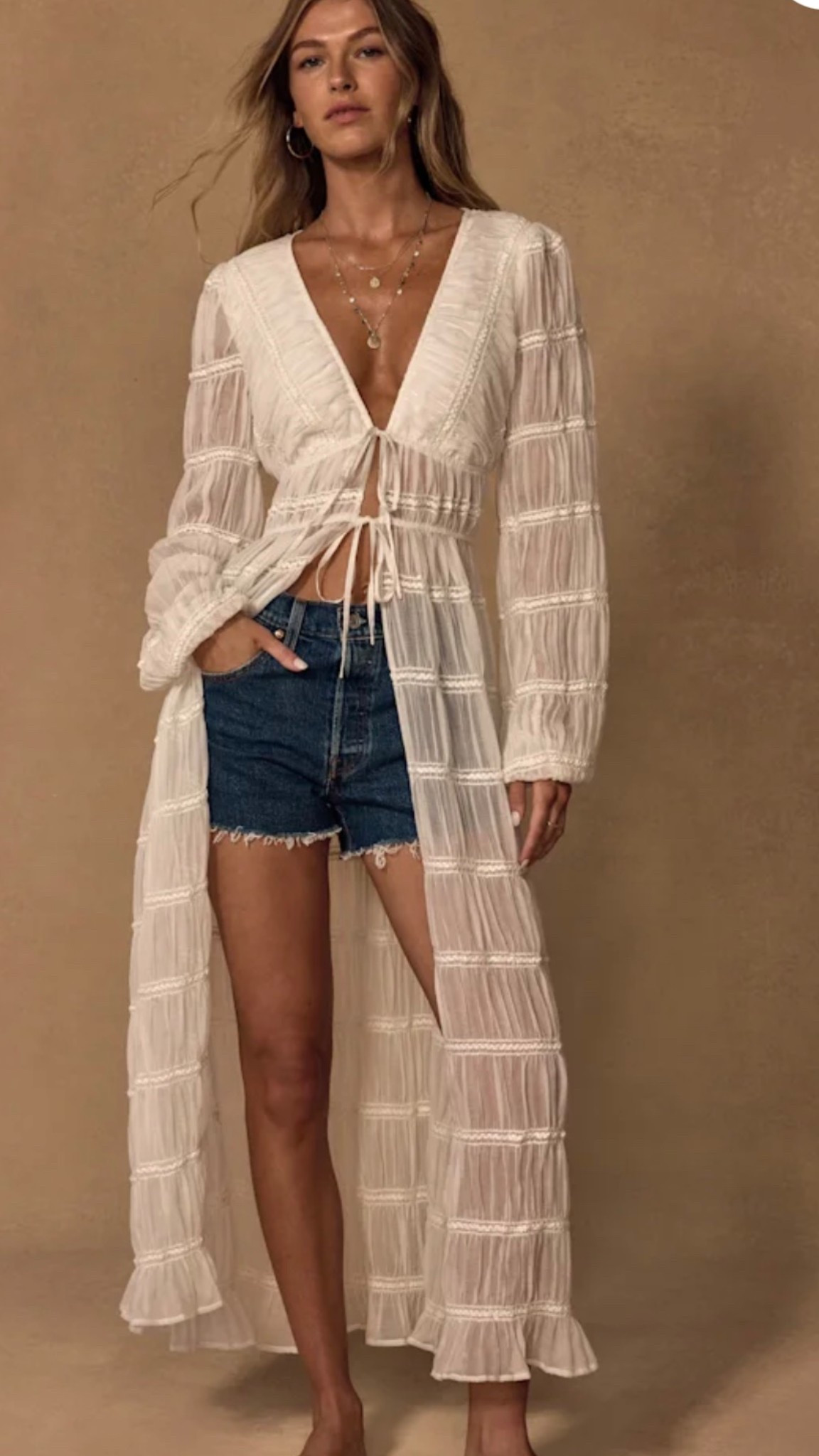 Lulus
Duster
Lace
Spring 

#LTKootd #LTKTall #LTKSeasonal