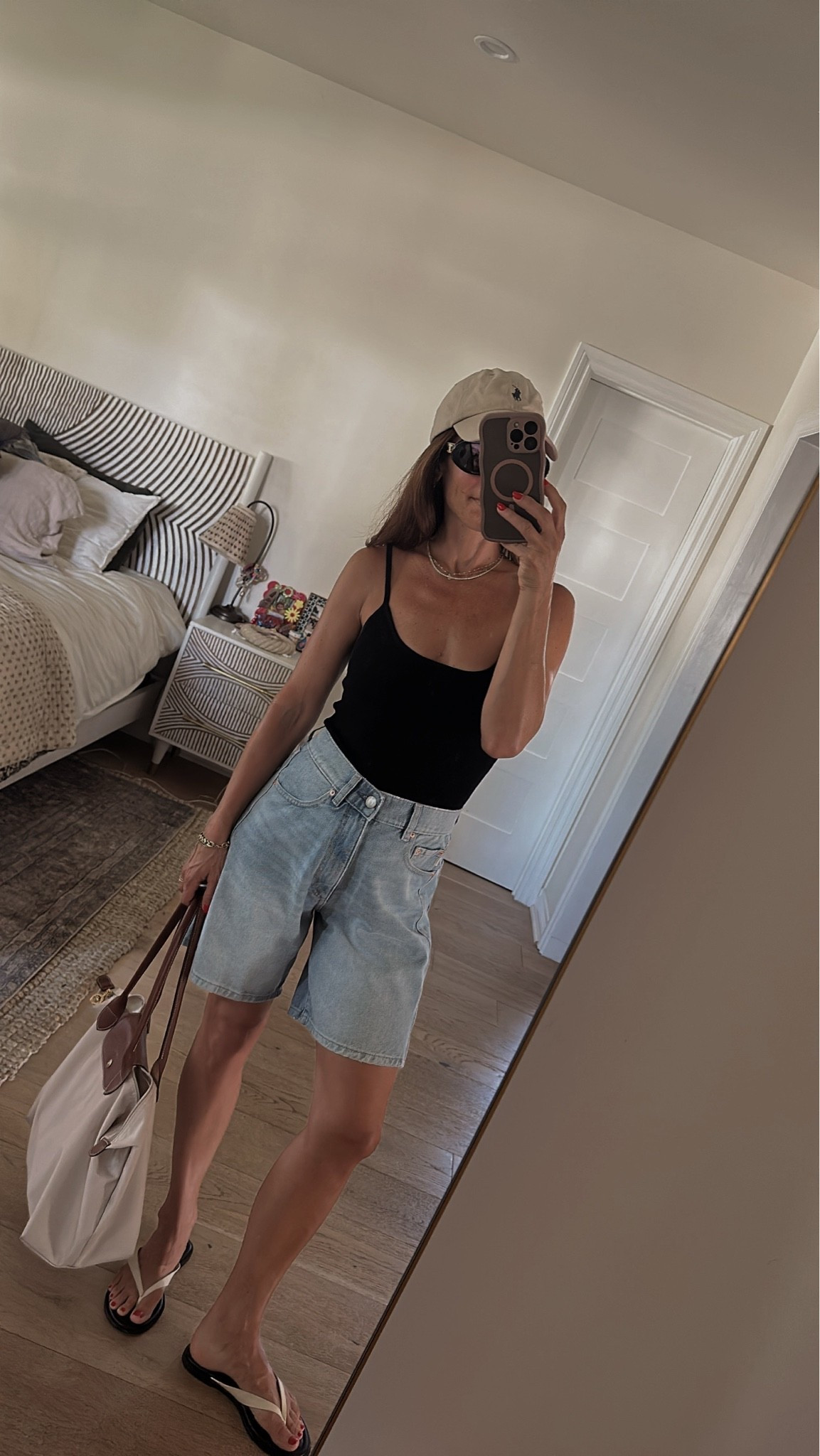 Today’s very summer outfit 
Sandals run a 1/2 size big, size down

#LTKOver40