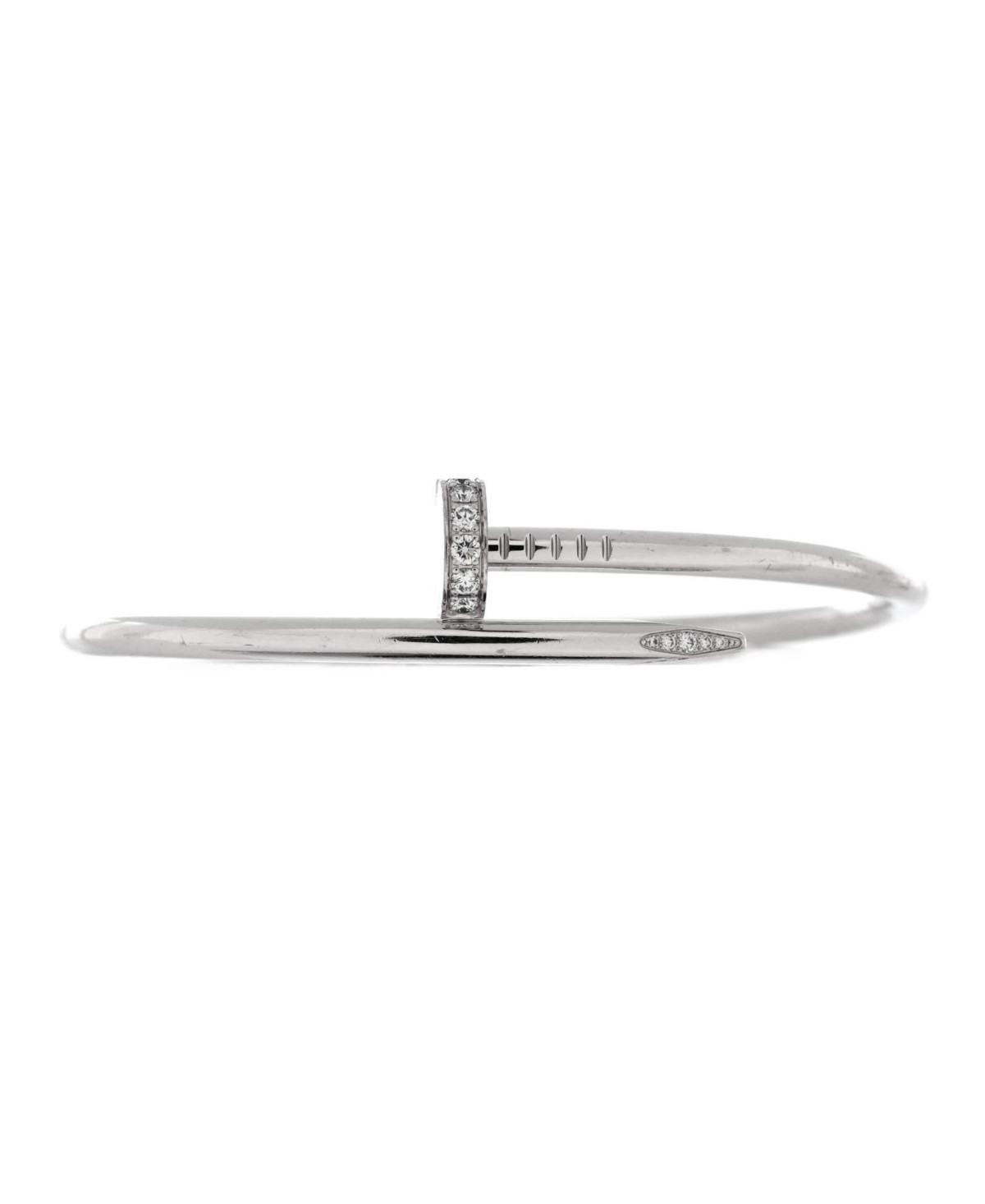 Pre-Owned Cartier Juste un Clou Bracelet - 18k white gold | Macy's