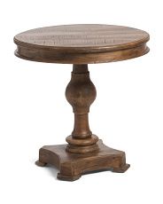 30in Roux Round Solid Wood Table | TJ Maxx