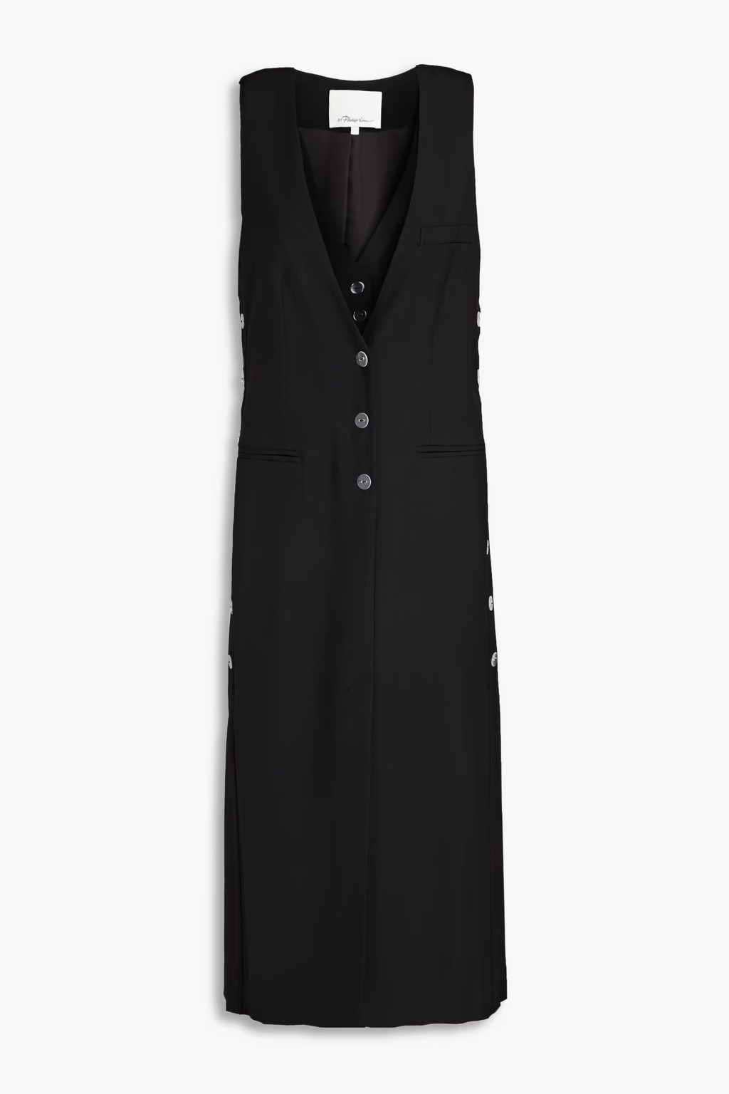 Grain de poudre wool-blend midi dress | The Outnet (US and CA)