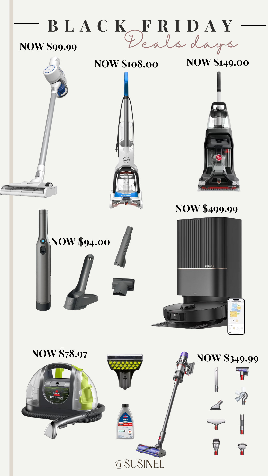 BLACK FRIDAY DEALS, VACUUM SALE 

 #LTKCyberWeek #LTKHoliday #LTKSeasonal
