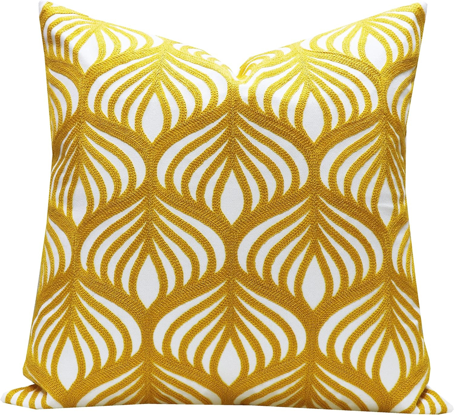 Embroidery Decorative Throw Pillow Cover Case for Couch Sofa Home Decor Modern Geometric Accent P... | Amazon (US)