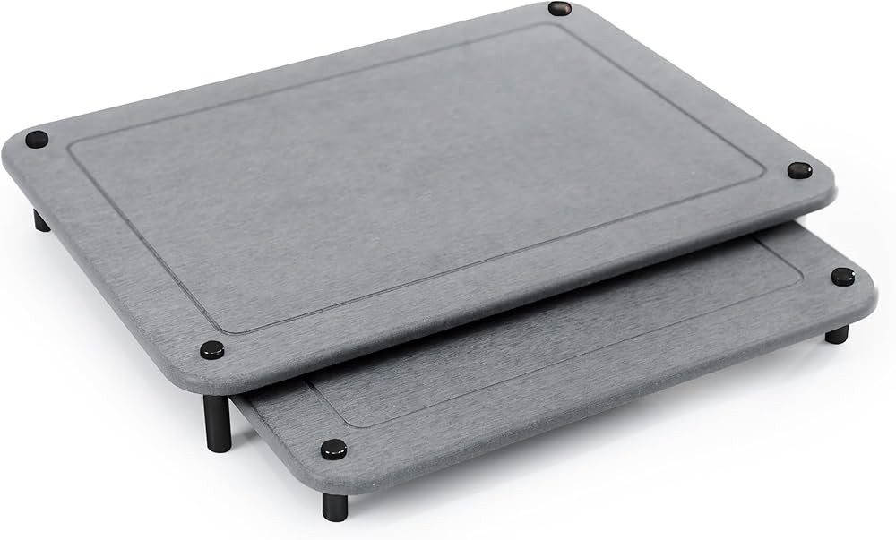 Jaye & Blake 2 PCs Nesting Stone Dish Drying Mats for Kitchen Counter | Absorbent Quick Drying Di... | Amazon (US)