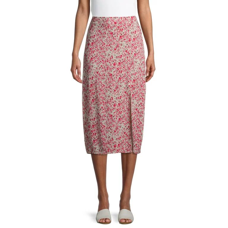 Sunset & Sixth Juniors' Midi Skirt | Walmart (US)