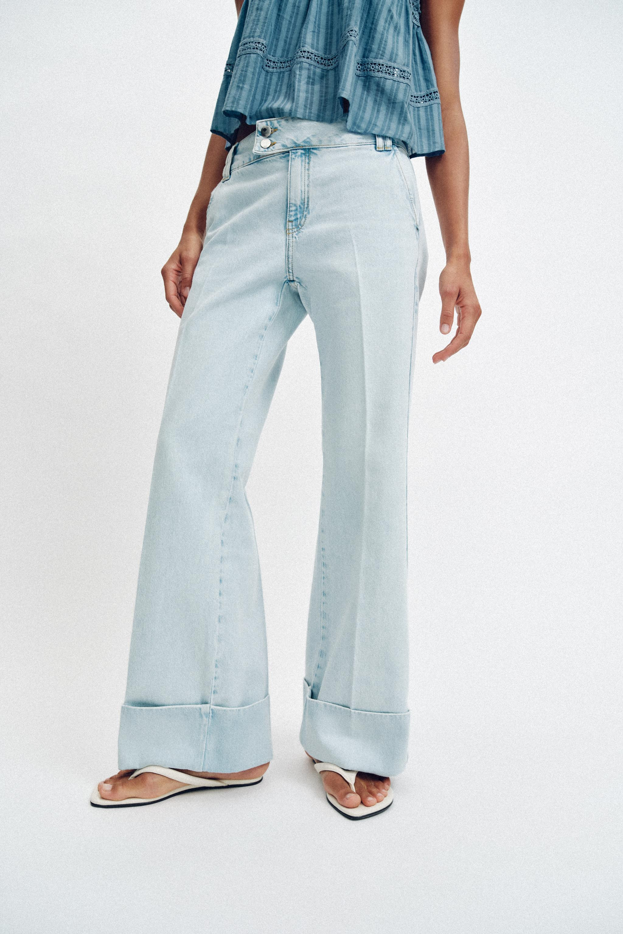 Z1975 LOW RISE STRAIGHT CUFFED JEANS | Zara US