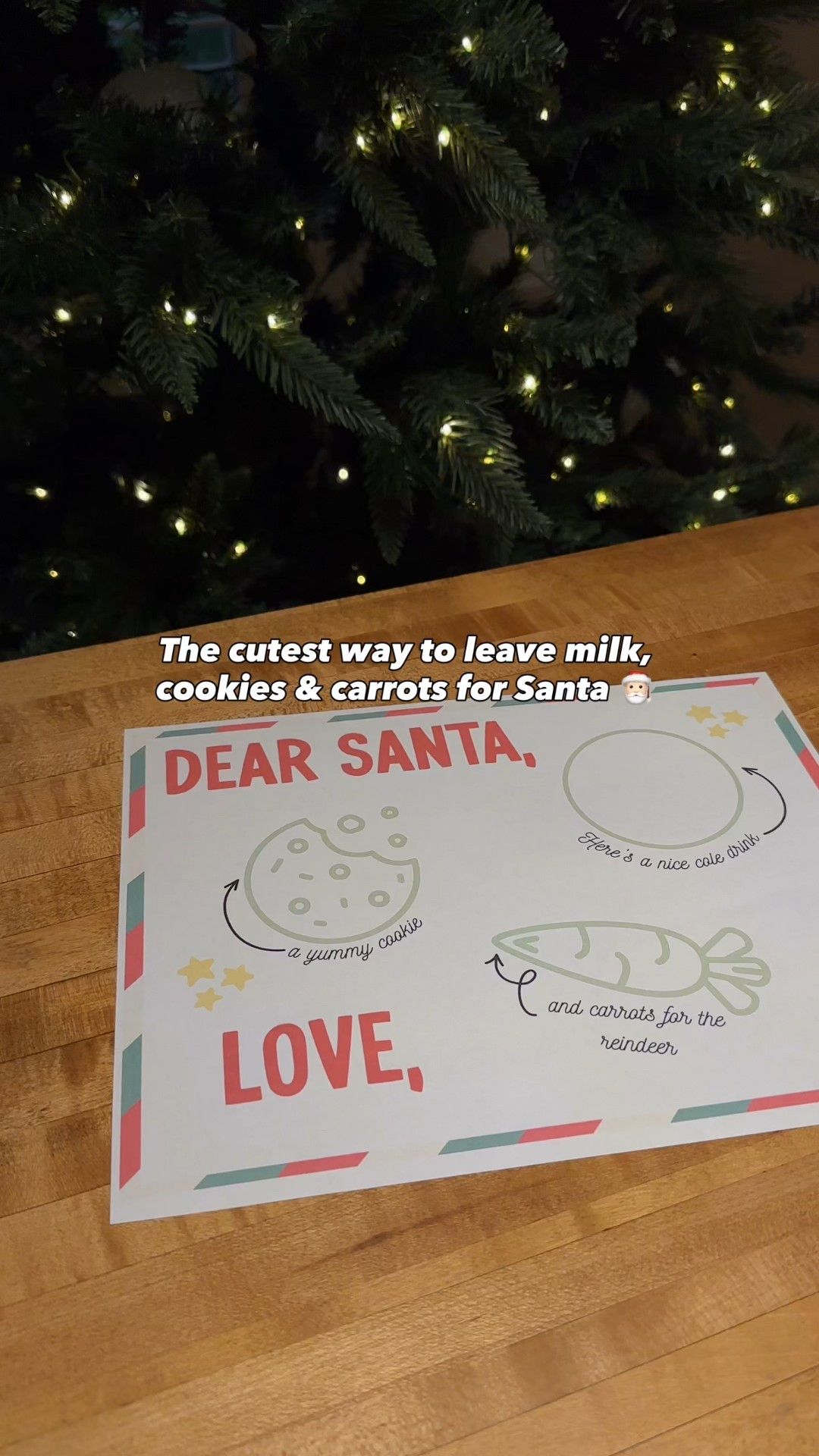 The perfect placemat to jazz up Santa’s milk and cookies! The kids will love it! 🍪want

#LTKKids #LTKmomlife #LTKHoliday