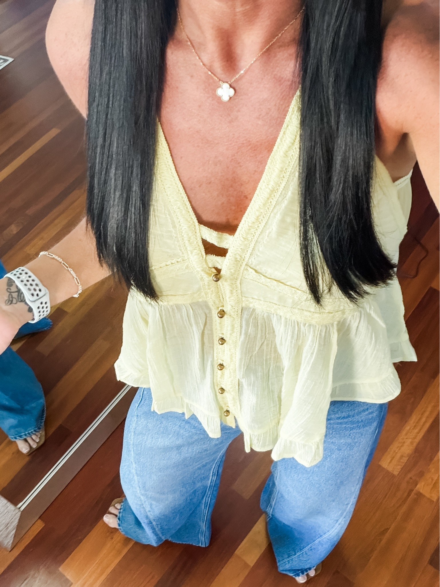 Such a pretty butter yellow top

#LTKootd #LTKSeasonal