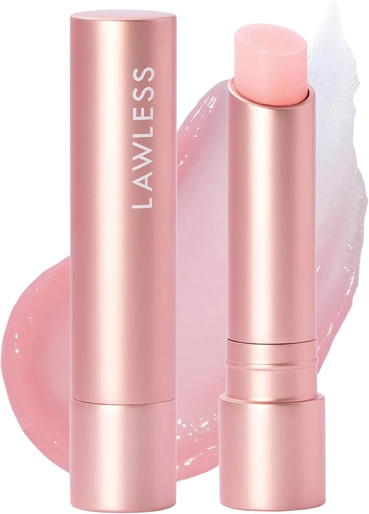 LAWLESS Women's Forget the Filler Lip Plumping Line Smoothing Tinted Balm, Pink Marshmallow, 0.09... | Amazon (US)