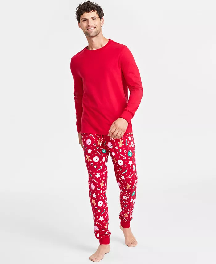 Family Pajamas Matching Men's Sweets Printed Pajamas Set, Created for Macy's - Macy's | Macy's