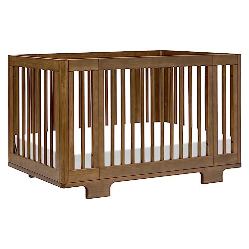 Babyletto Yuzu Convertible All-Stages Bassinet, Midi, Full-Size Crib in Natural Walnut, Greenguard Gold Certified, Portable & Adjustable with Conversion Kits and Pads Included | Amazon (US)