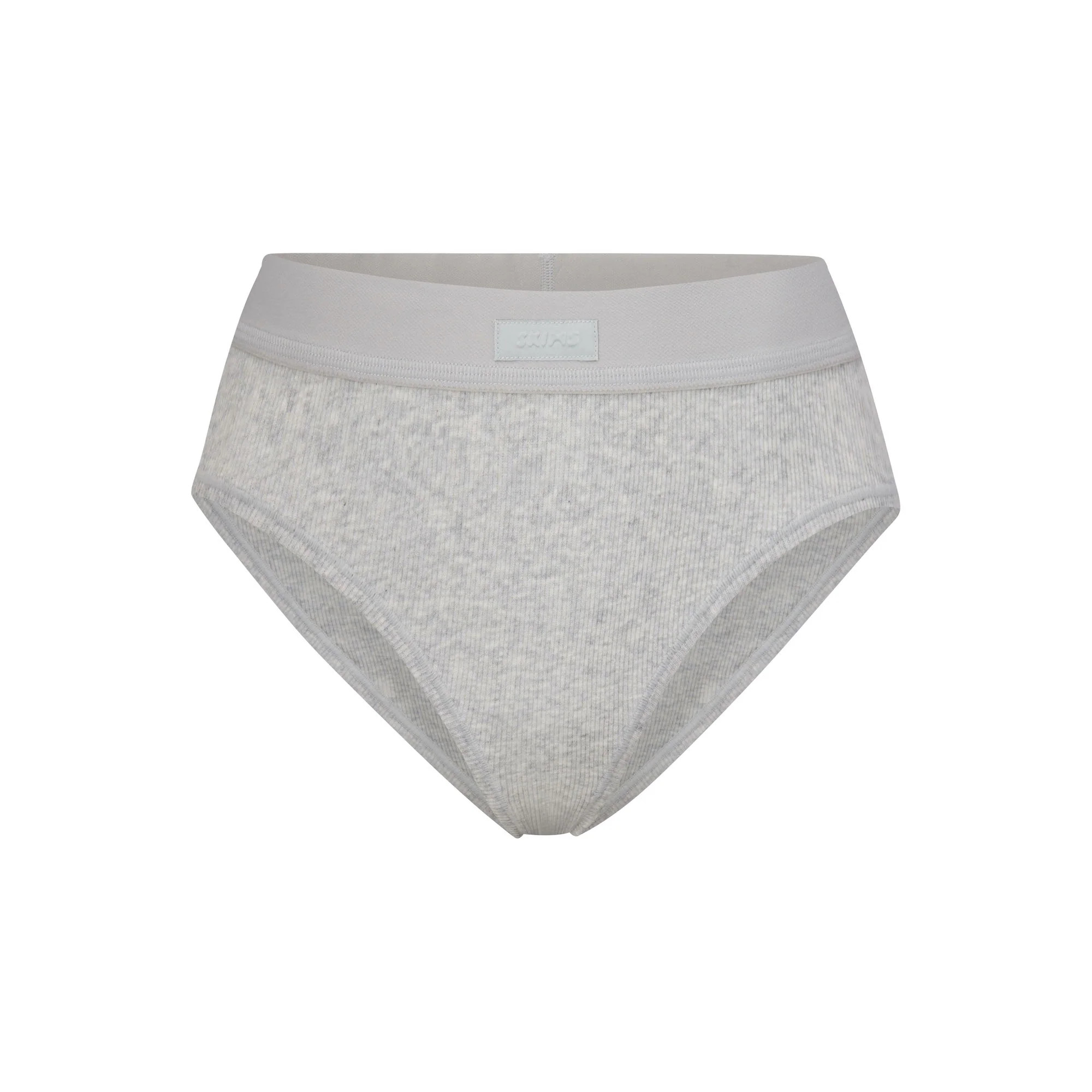 COTTON RIB BRIEF | LIGHT HEATHER GREY | SKIMS | SKIMS (US)