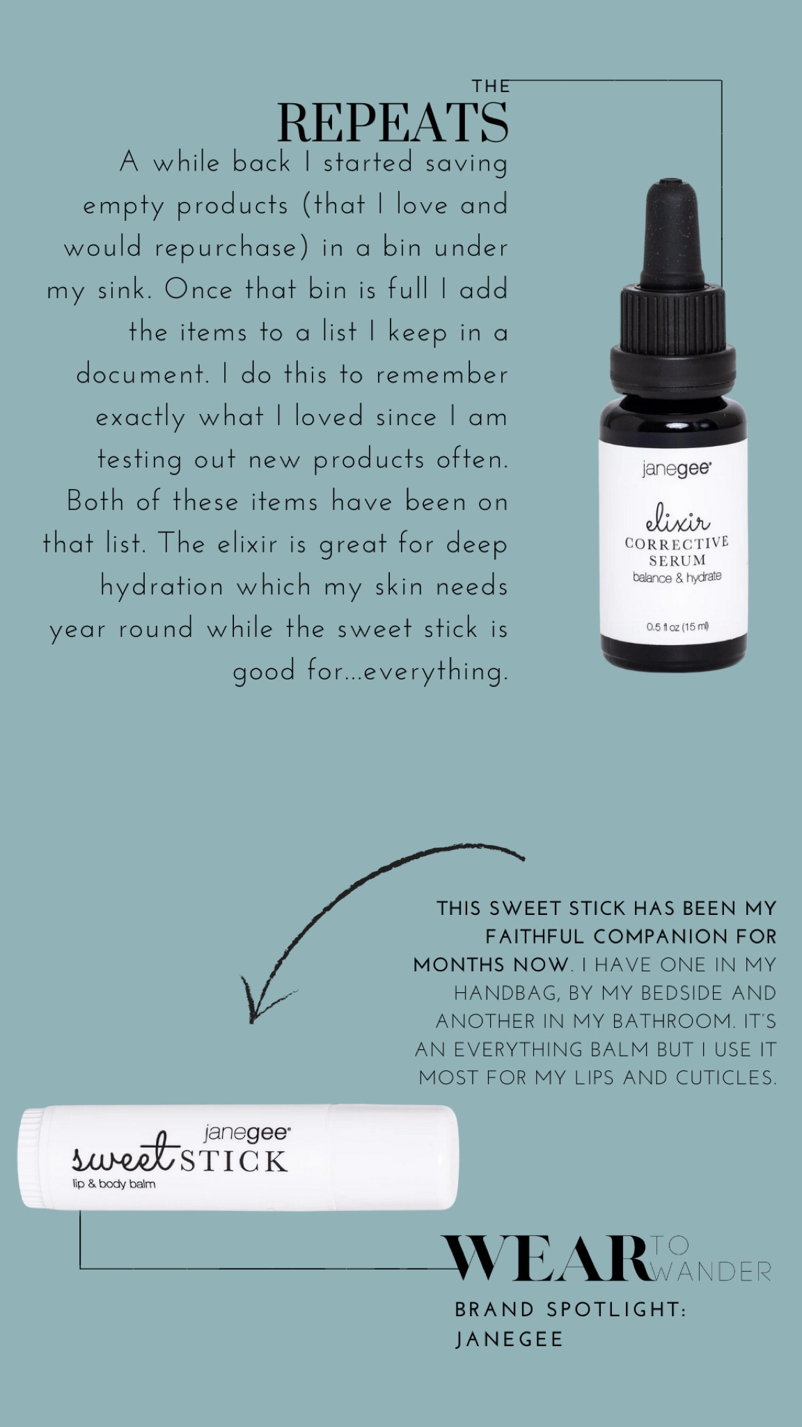 
It’s been a busy summer packed full of constant activities and travels. Many days spent in the sun leaving my skin in need of some rehab. I’m using one of my all time favorite clean brands to give my skin the needed hydration and restoration. It’ll be back to normal in no time!  #ltkactive #ltkbacktoschool #ltkseasonal #janegee

#LTKBeauty #LTKSeasonal #LTKActive