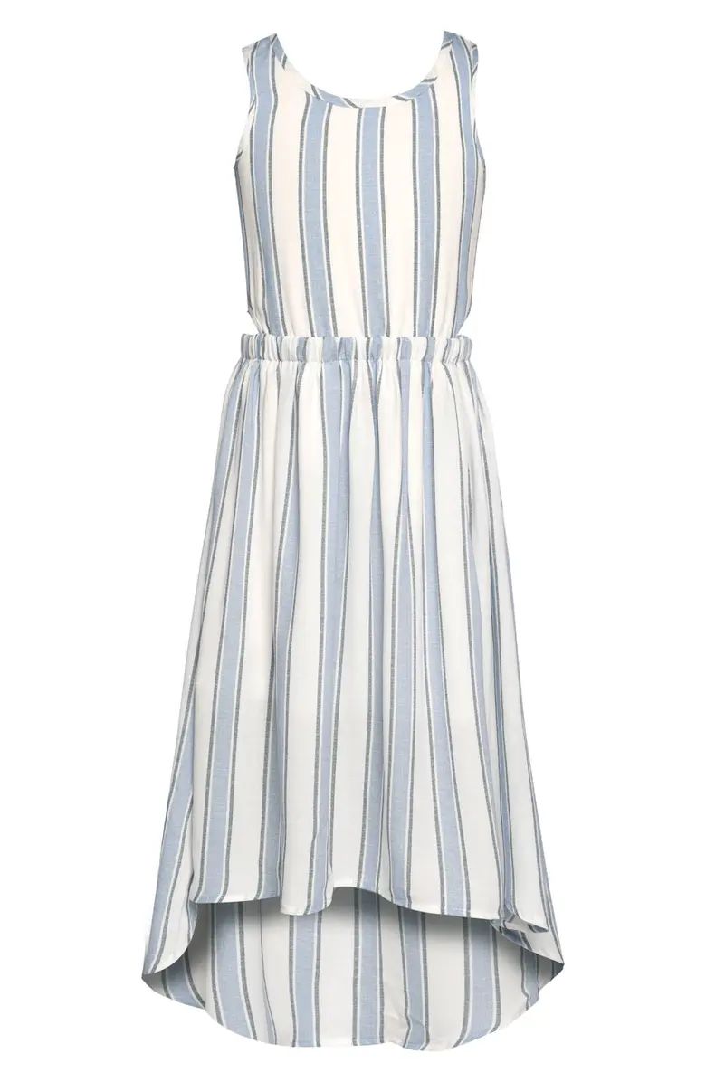 Kids' Stripe High-Low Dress | Nordstrom