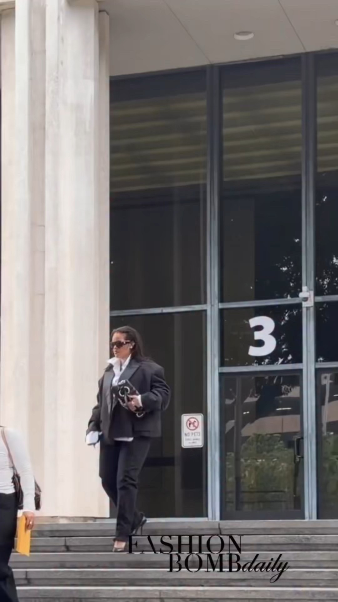 Rihanna in The Attico sunglasses