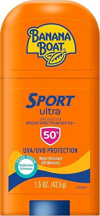 Banana Boat Sport Ultra Sunscreen Stick SPF 50, 1.5oz | Travel Size Sunscreen, Mini SPF Stick Sun... | Amazon (US)