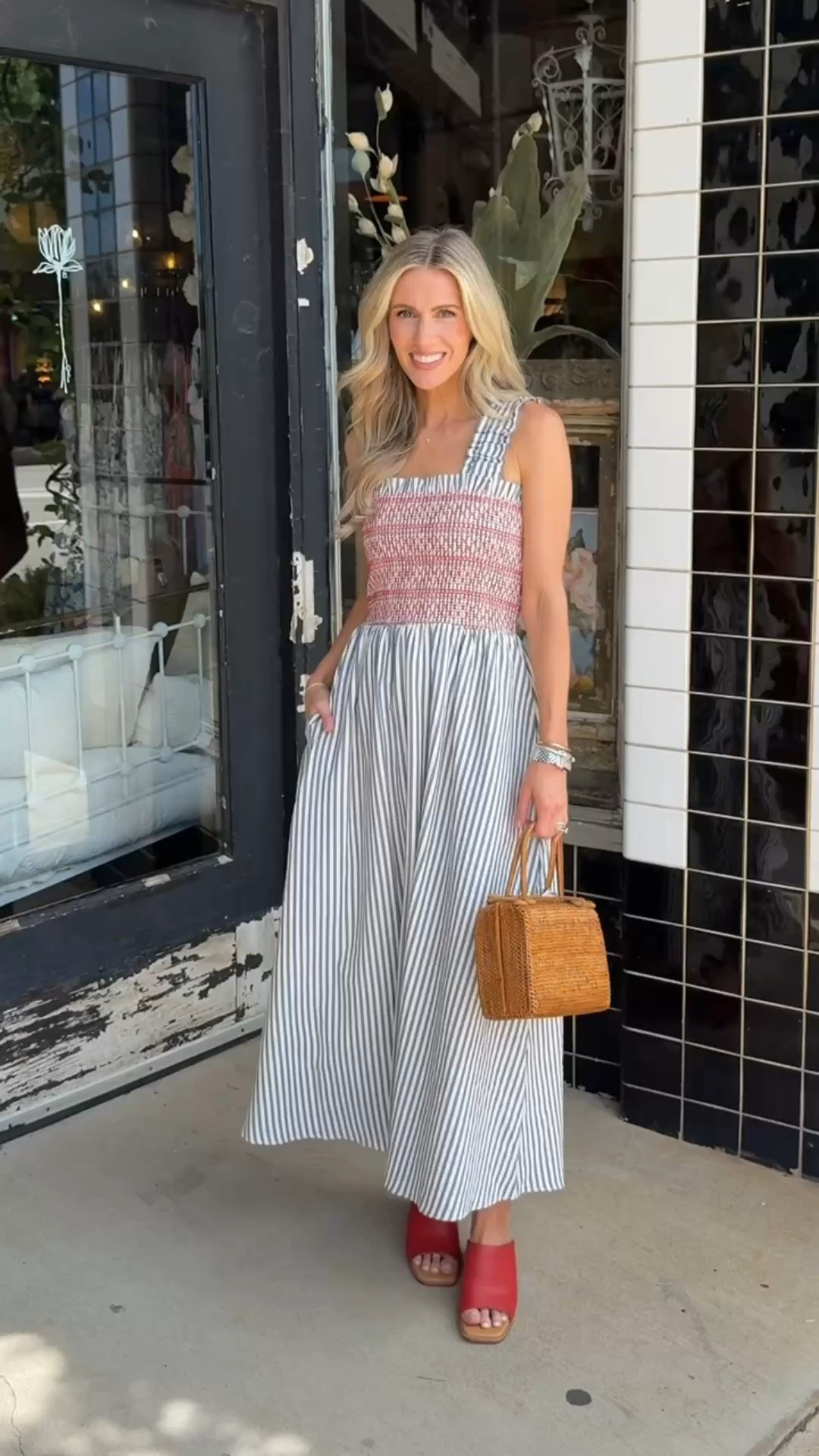This adorable dress is perfect for the 4th of July! I am wearing an XS.

#LTKootd #LTKgrwm #LTKSeasonal