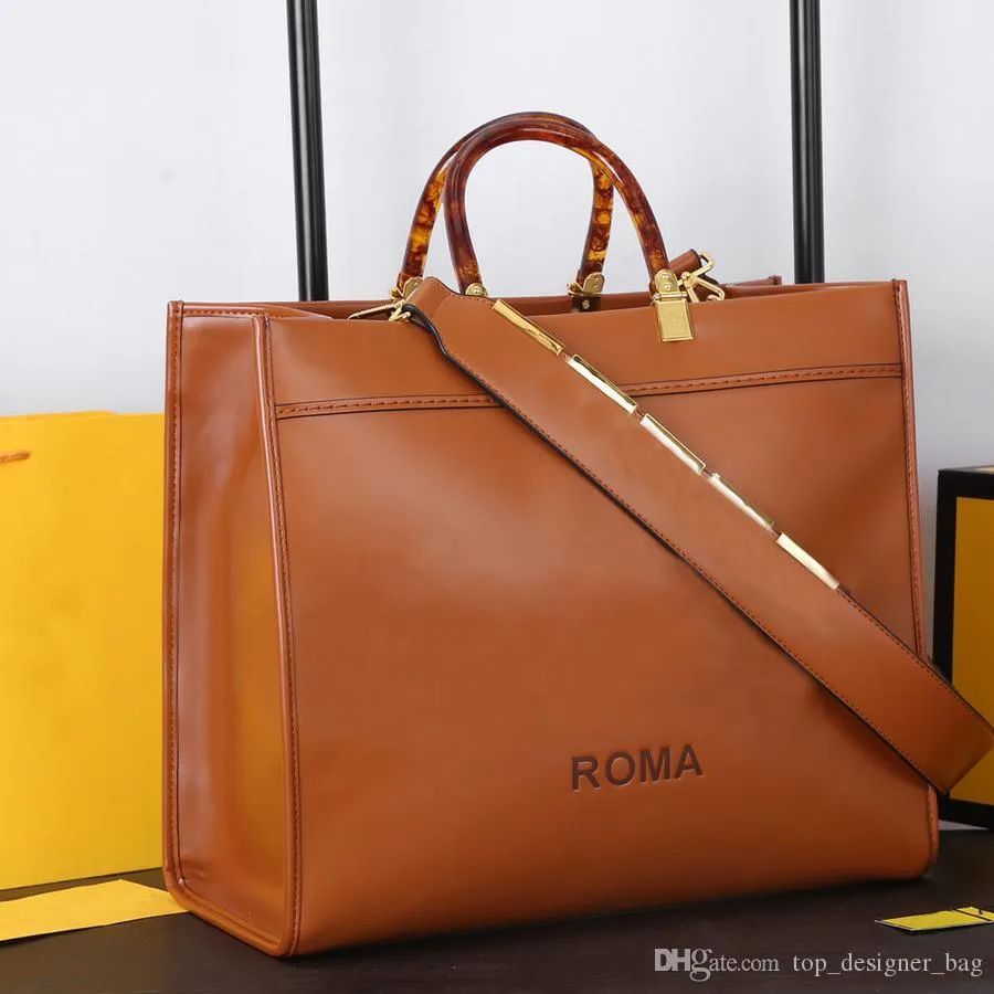 WHOLESALE Leather Handbags Men Women Universal Shoulder Bags Letter Decoration Large Capacity Cro... | DHGate