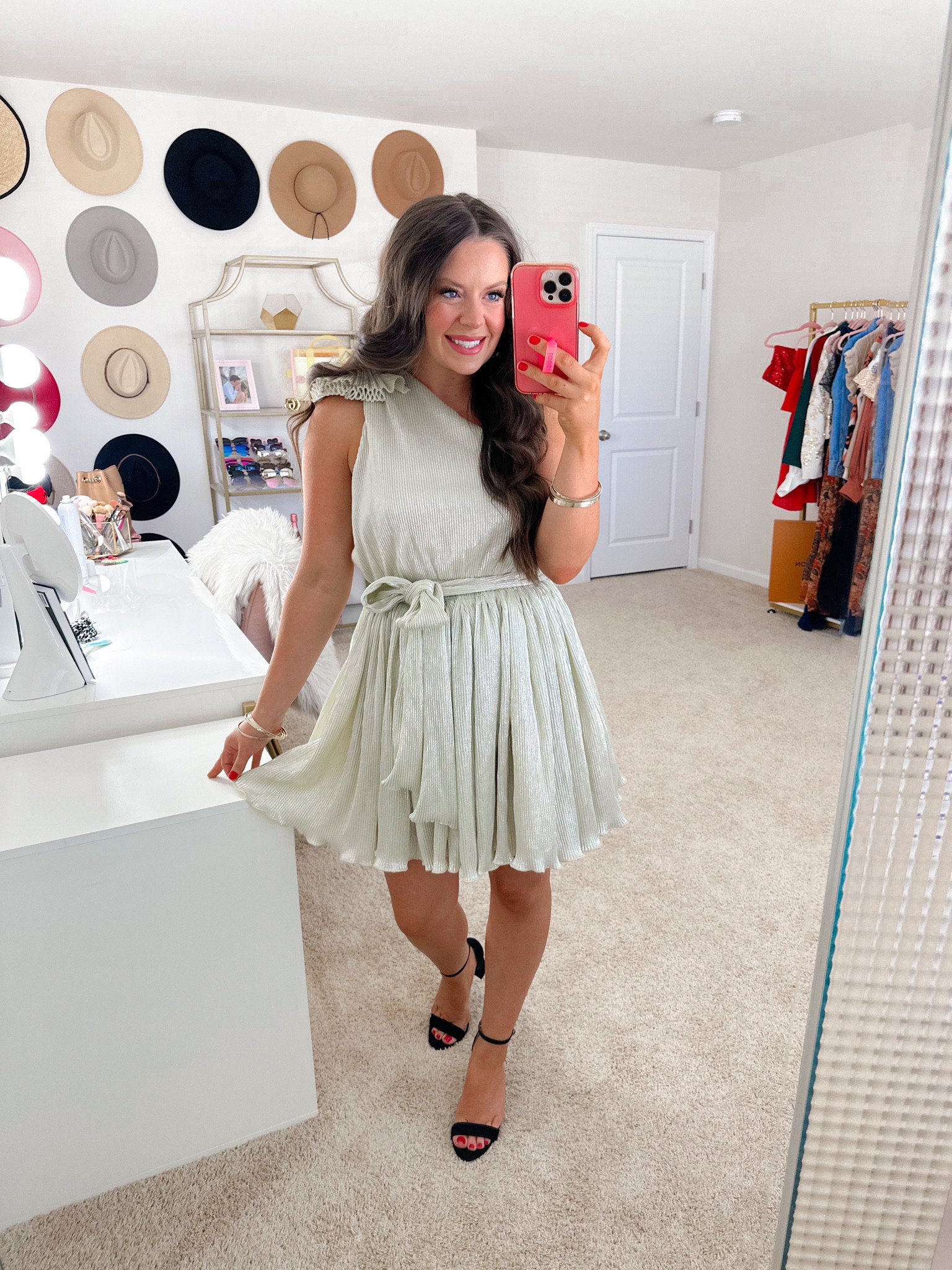 Absolutely in love with this champagne cocktail dress that is SO perfect for holiday festivities! 🎄 It’s so classy & chic! It also comes in gold! Code “THANKSLANDON30” saves you 30% off Red Dress’s entire holiday collection!

Wearing a size small - fits true to size!

Family Christmas photos, Christmas photos, Christmas photo outfits, family Christmas outfits, sequins, champagne dress, Christmas outfit, heels, Christmas outfit Inso, date night style, date night fashion, holiday style, holiday outfits, festive style, holiday fashion, family Christmas photo fashion, cocktail dress, champagne dress

#LTKHoliday #LTKparties #LTKSeasonal