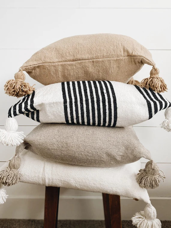 Moroccan pom pillow | Etsy (US)