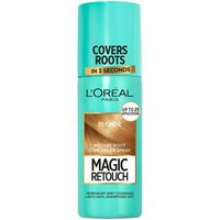 L'Oreal Paris Magic Retouch Instant Root Concealer Spray, Quick Grey Coverage, Shade: Blonde, 75ml | Boots.com