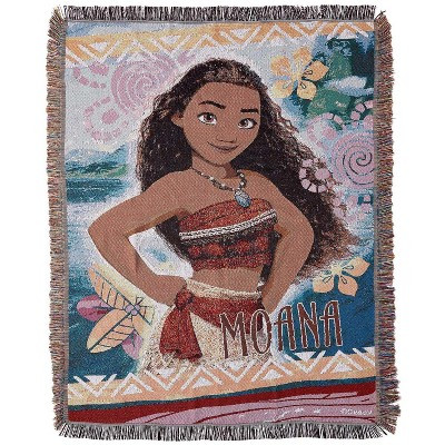Disney Disney Moana, “Island Girl” Woven Tapestry Throw Company 48" x 60" | Target