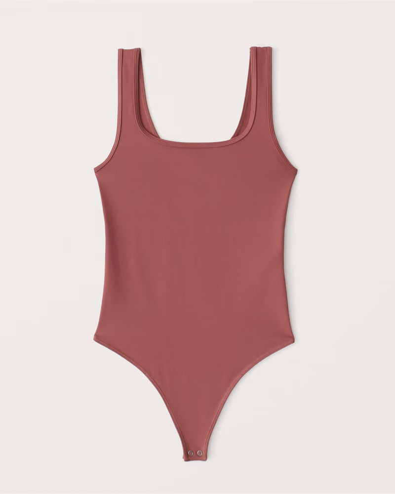 Seamless Fabric Tank Bodysuit | Abercrombie & Fitch (US)