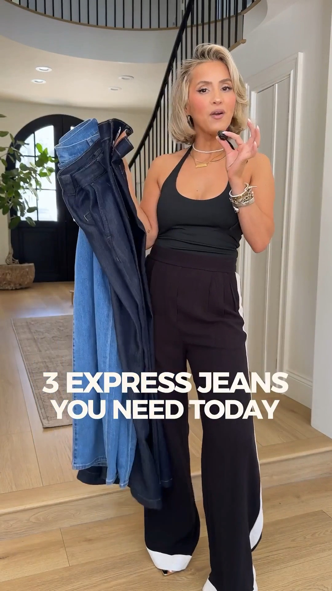 3 @express jeans you need RIGHT NOW 🤌🏼🙊 I love denim that I can easily dress up or down 👏🏼 #DresstoExpress #ExpressPartner 

Size 4 regular in jeans
XS in tops

#LTKootd #LTKU #LTKgrwm