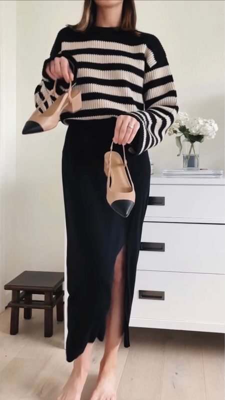 A NYE or holiday look that’s comfy yet chic 〰️ layer a sweater over a midi dress or slip dress. STYLING TIP: add a belt around your waist to tuck sweater into 



#LTKstyletip #LTKHoliday #LTKFind