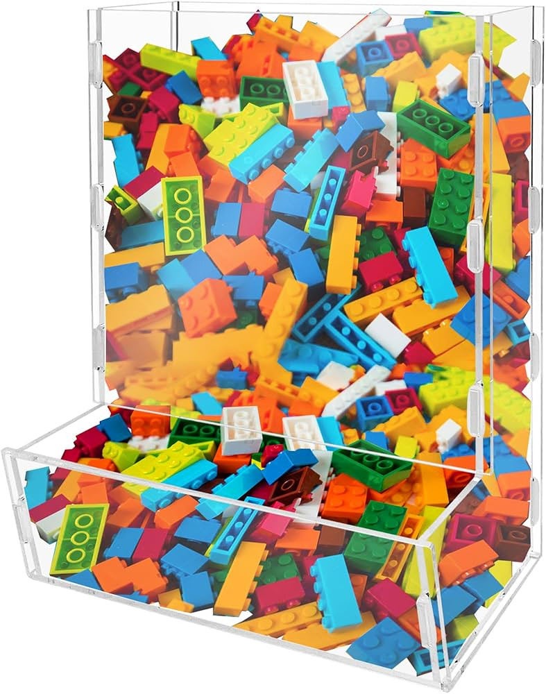 Montex Acrylic Wall Toy Dispenser Play Room Organization Acrylic Wall Organizer Clear Hanging Org... | Amazon (US)