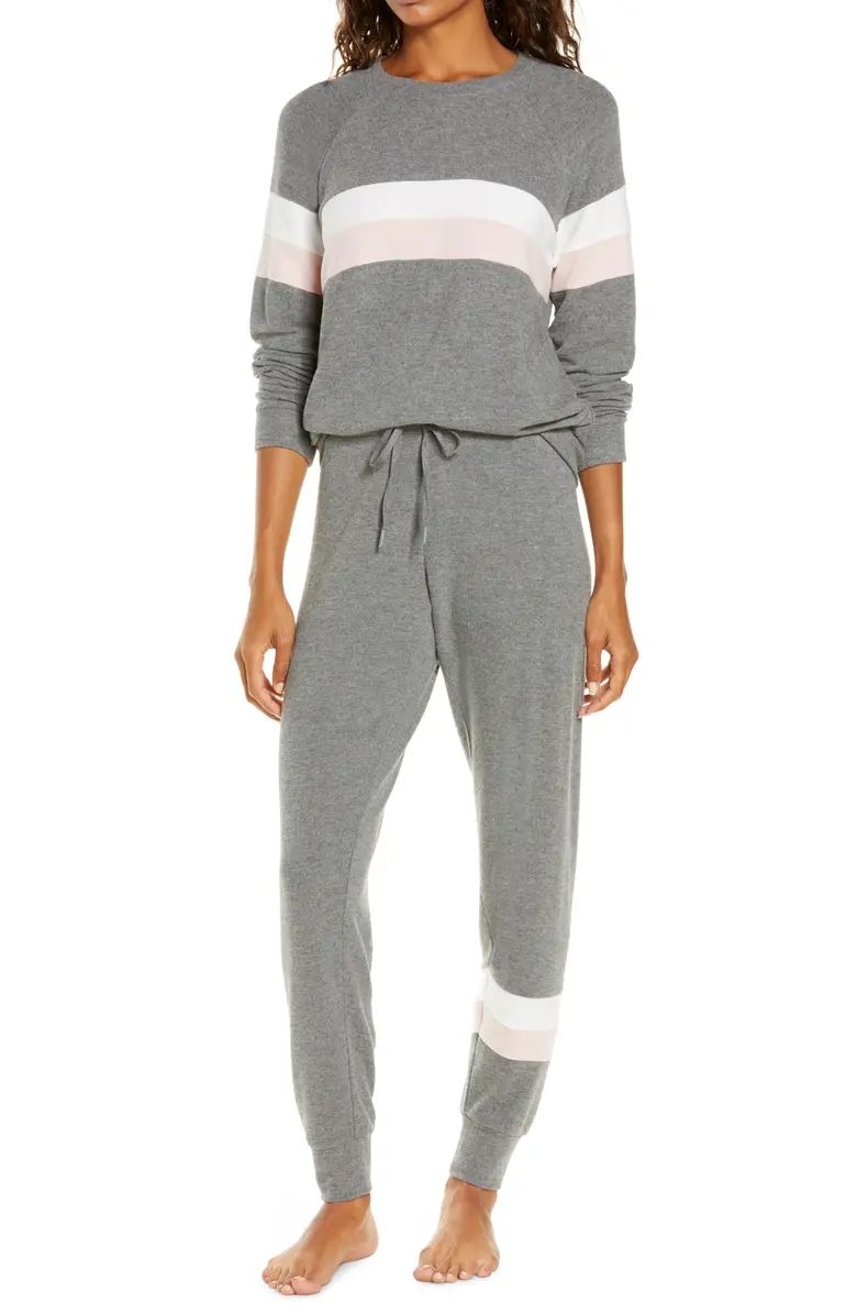 Stripe Trim Pajamas | Nordstrom