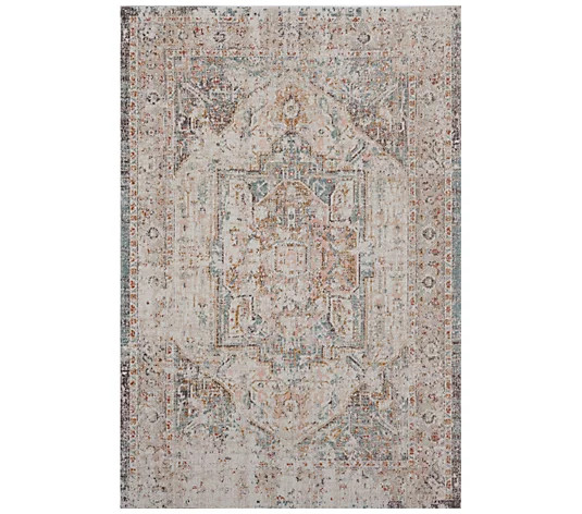 Ox Bay Faded Turkish Indoor/Outdoor Area Rug 5'3"x7'10" - QVC.com | QVC