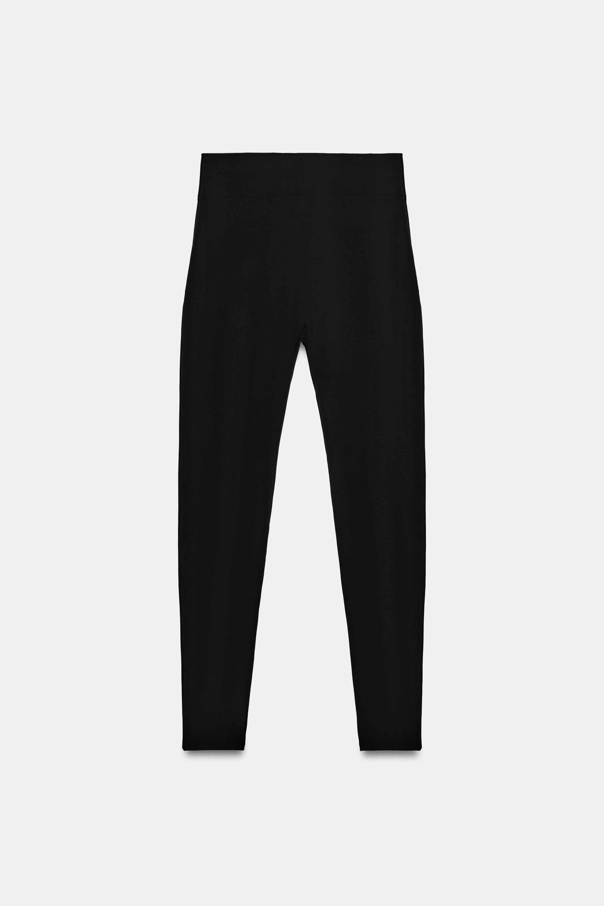 Leggings made of polyamide blend yarn. High-waisted with an elastic waistband. | Zara US