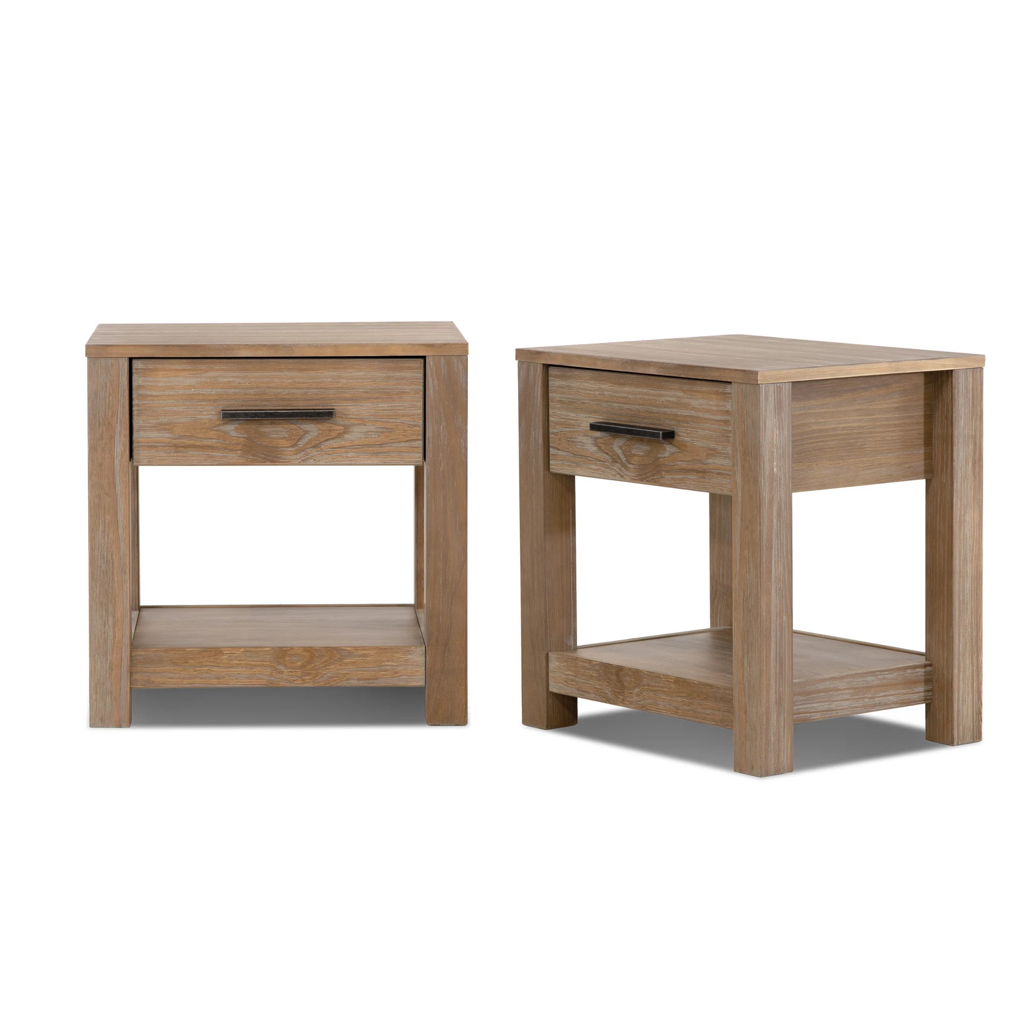 Loft One-Drawer Nightstand Set (2-Piece) | Wayfair North America