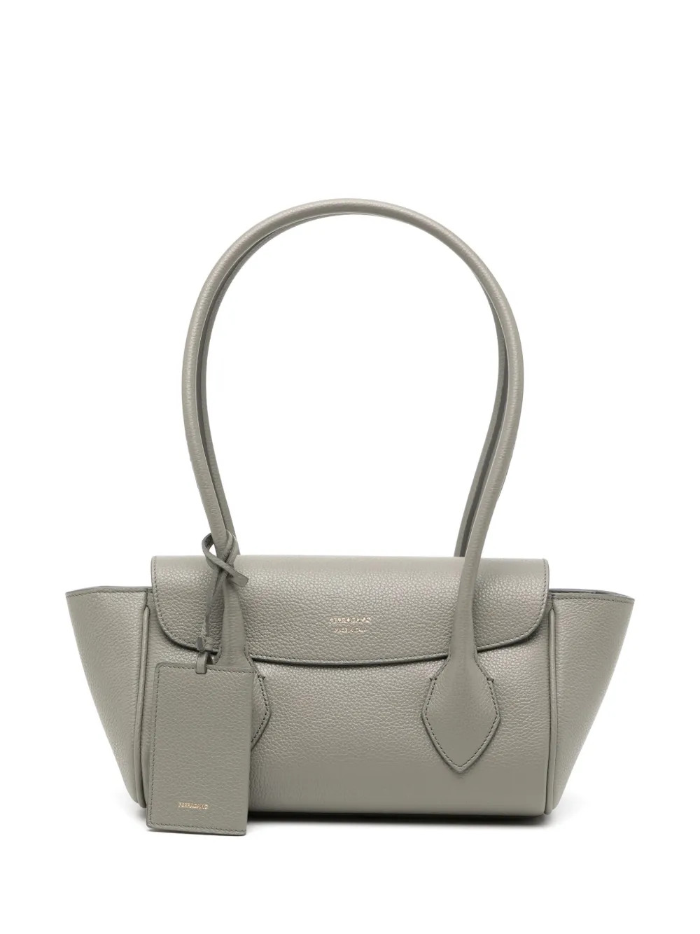 Ferragamo East-West Shoulder Bag | Grey | FARFETCH | Farfetch Global