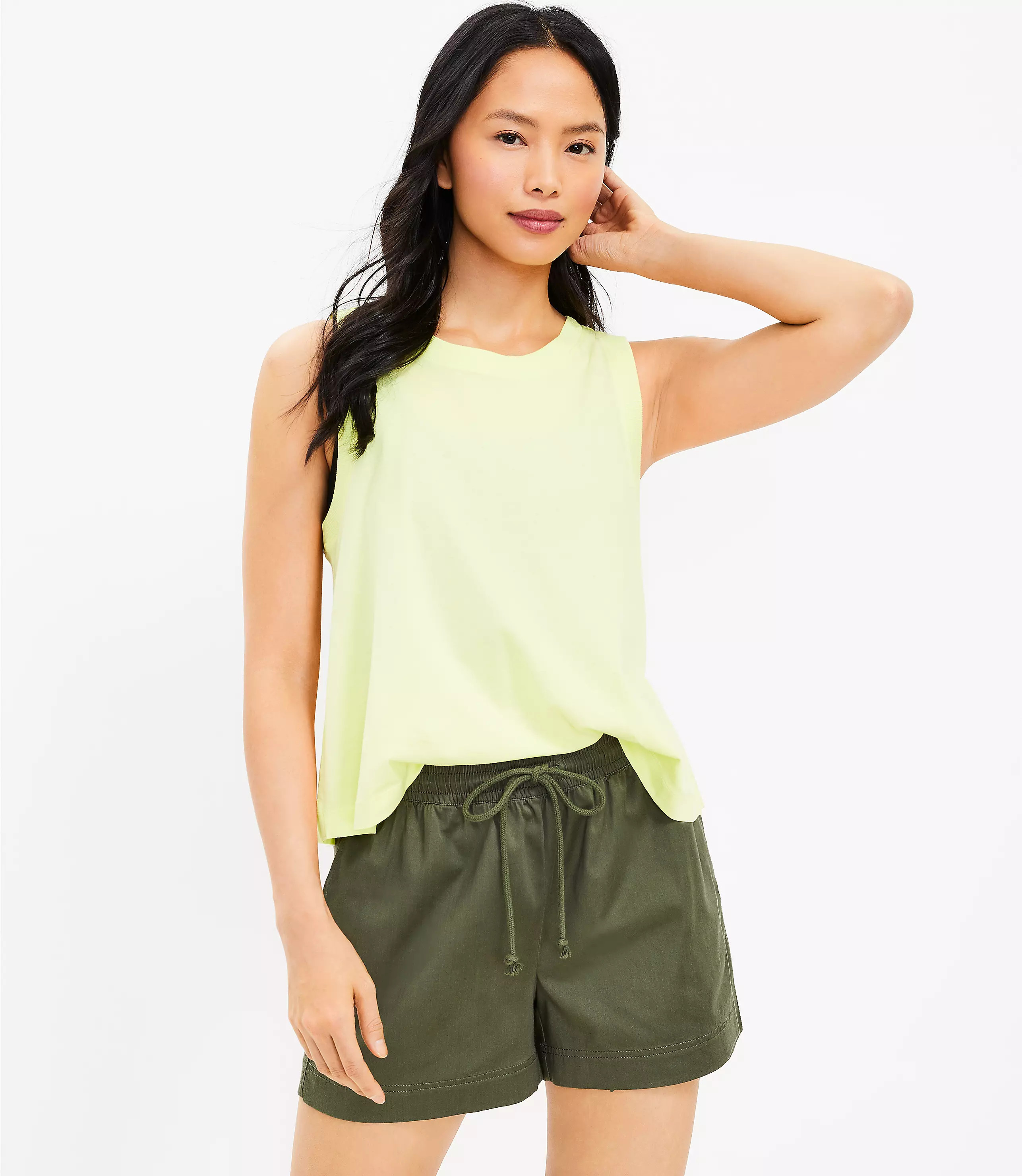 Lou & Grey Relaxed Softslub Jersey Tank Top | LOFT