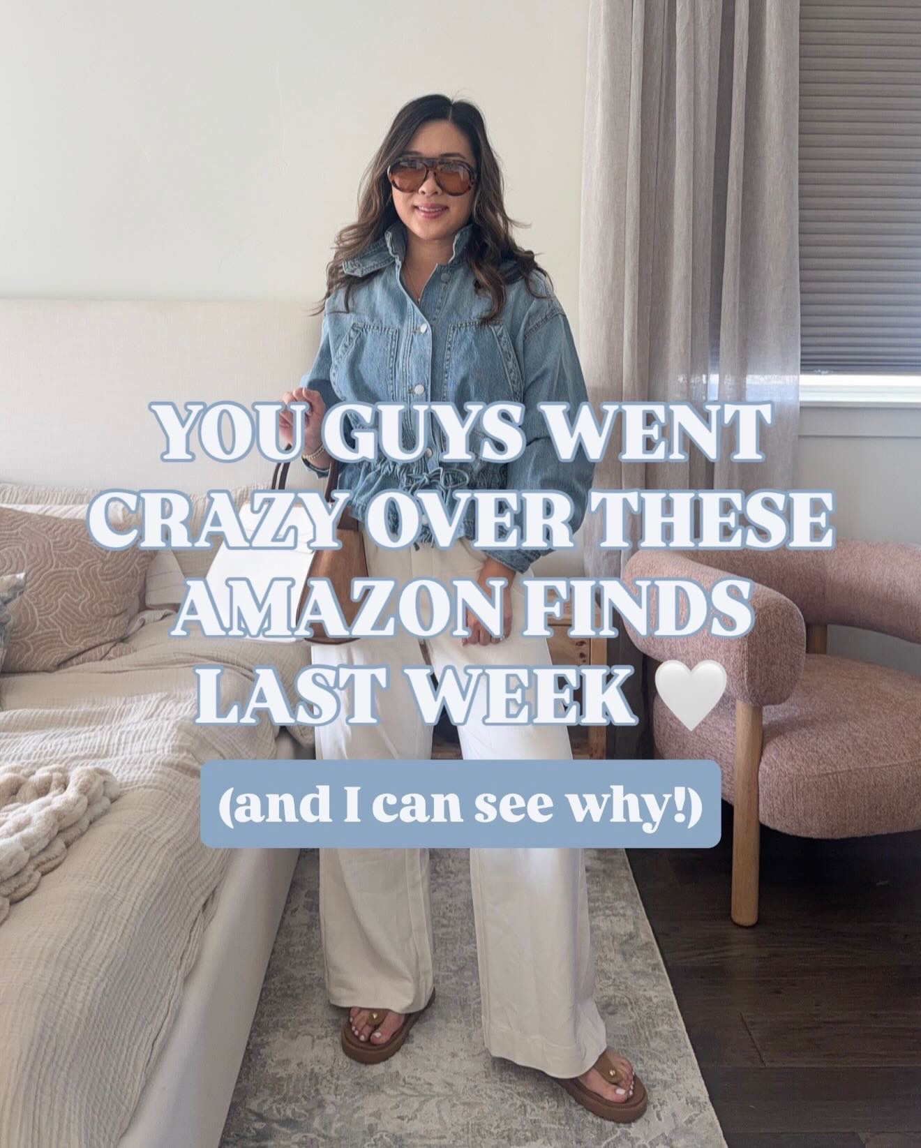 Comment “LOVE IT” to get last week’s Most Loved Amazon items sent to your DM!!! These fashion essentials will carry you through Spring and Summer. #amazon #amazonfashion #fallfashion #affordablefashion