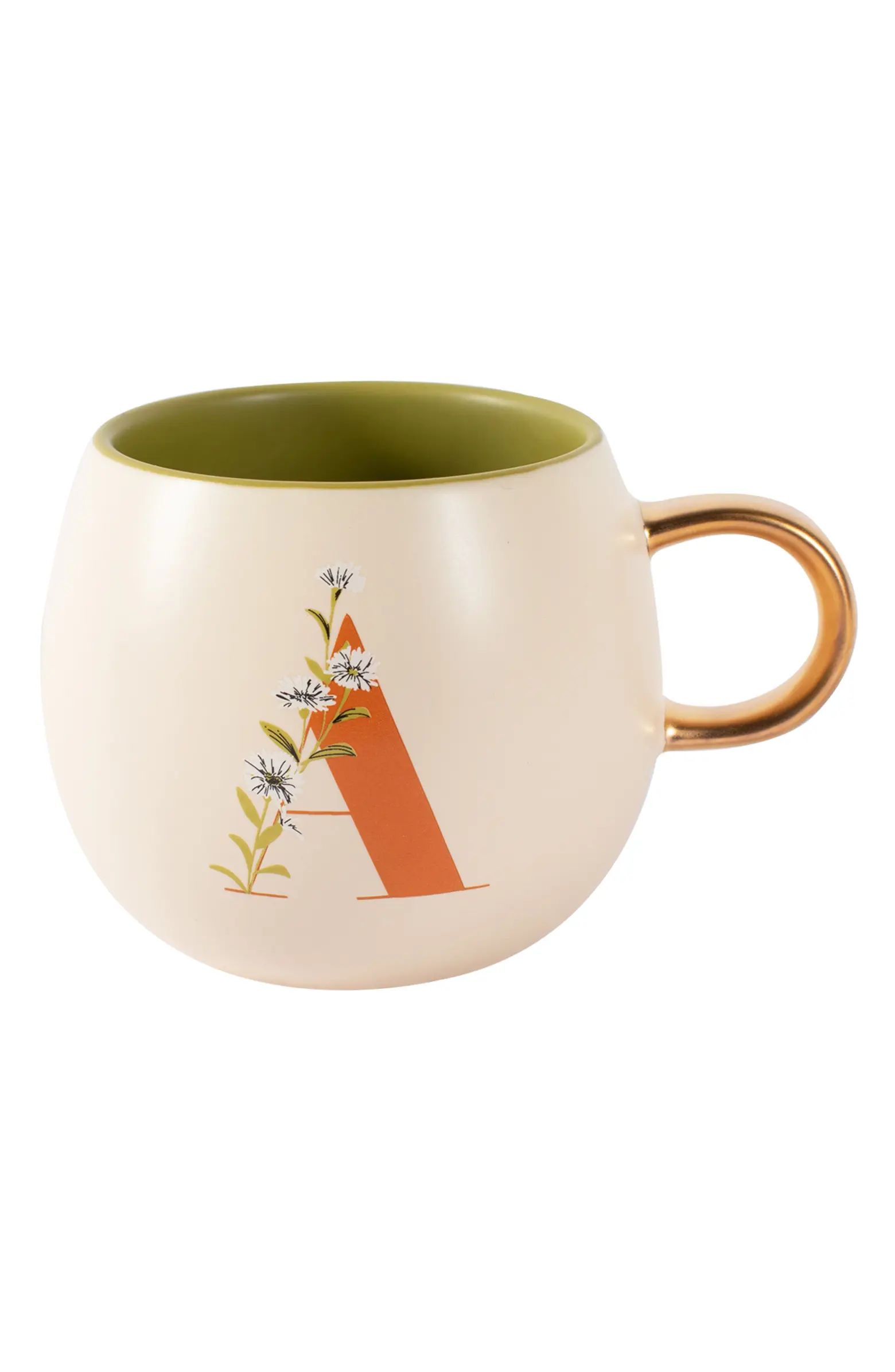 Floral Monogram Mug | Nordstrom