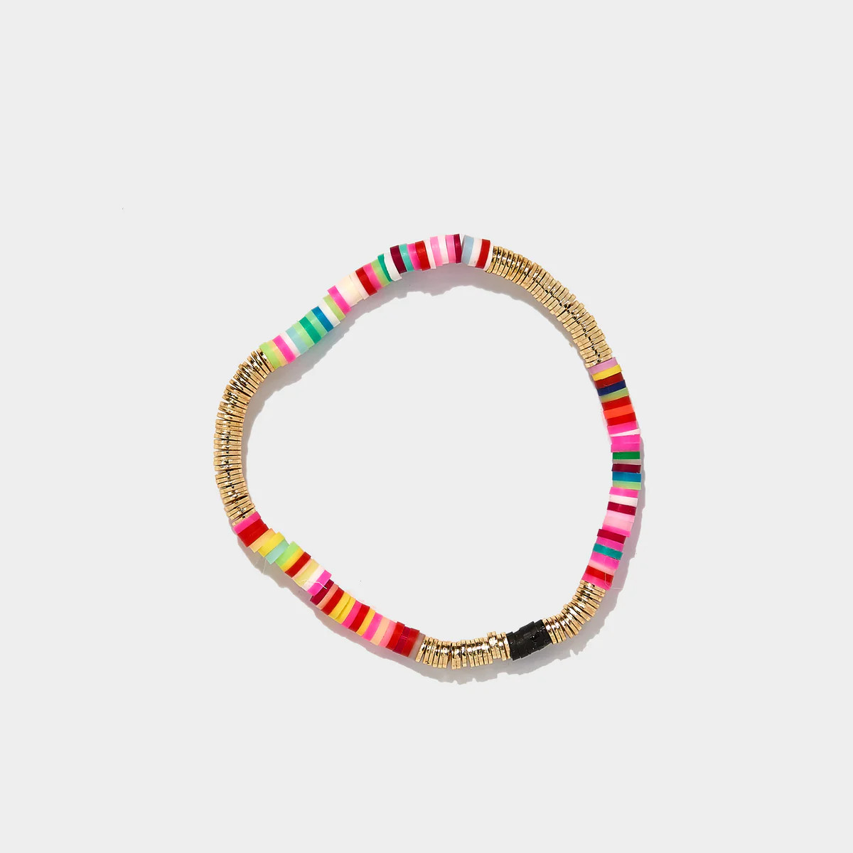 Bright Rainbow Vinyl Bracelet 4mm | Allie + Bess